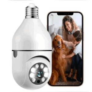 Smart Home Security Bulb Shape 360° Camera 1080p Wireless PTZ CCTV Security Camera  (128 GB, 5 Channel)